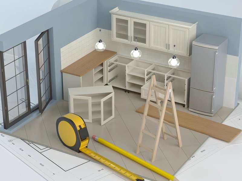 3D model of a kitchen from The Carpet Yard in McLean, VA