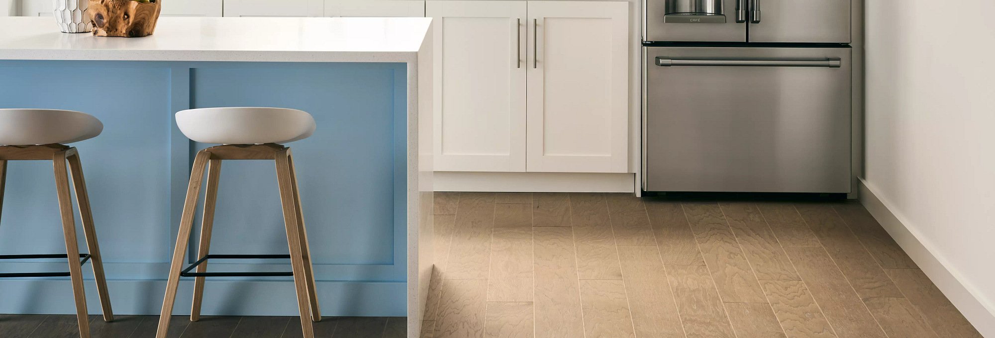 Kitchen with hardwood floor from The Carpet Yard in McLean, VA